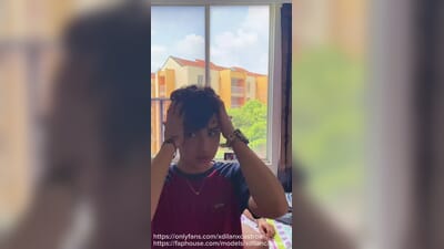 Young gay neighbor asks me to suck his ass then he sucks my cock until he makes me come in his mouth and swallows my cumshot
