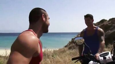 Muscle Sex At The Beach