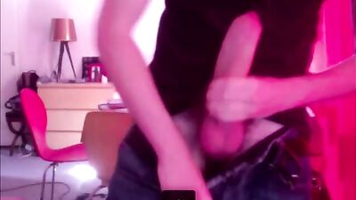 Massive cock on a white boy