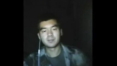 Horny chinese army boy